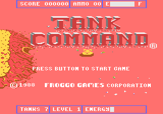 Tank Command screenshot 4 for Atari 7800